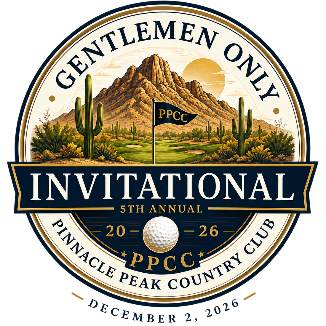 The Fifth Annual Gentleman Only Invitational crest